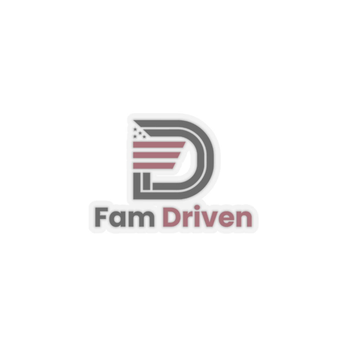 Fam Driven Logo Sticker