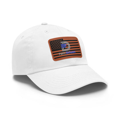 Dad Hat - Fam Driven with USA Flag Leather Patch