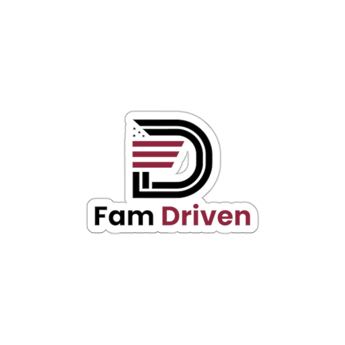 Fam Driven Logo Sticker