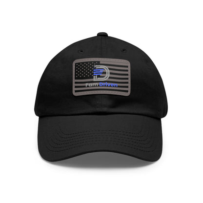 Dad Hat - Fam Driven with USA Flag Leather Patch