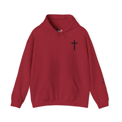 Cross Design Heavy Blend Hoodie - Simple and Fam Driven